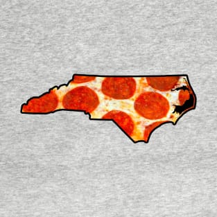 North Carolina Pepperoni Pizza T-Shirt